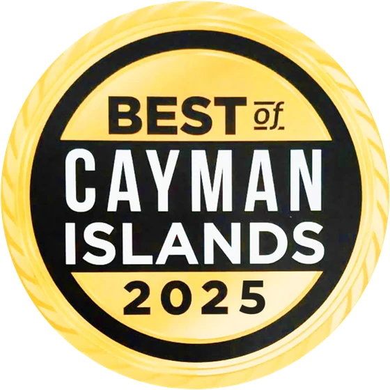 Best of Cayman Islands 2025 medal, Out of This World Music Fest voted Best Annual Festival