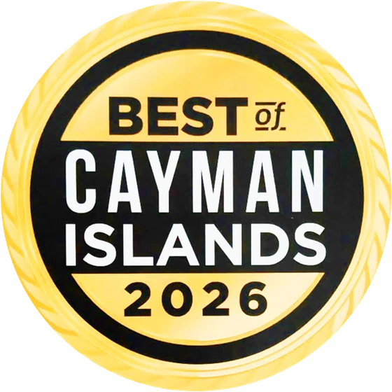 Best of Cayman Islands 2026 medal, Out of This World Music Fest voted Best Annual Festival